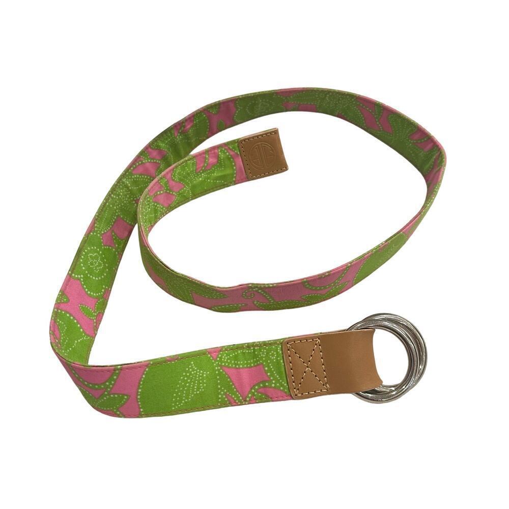 Lilly Pulitzer Pink and Green Belt sz M